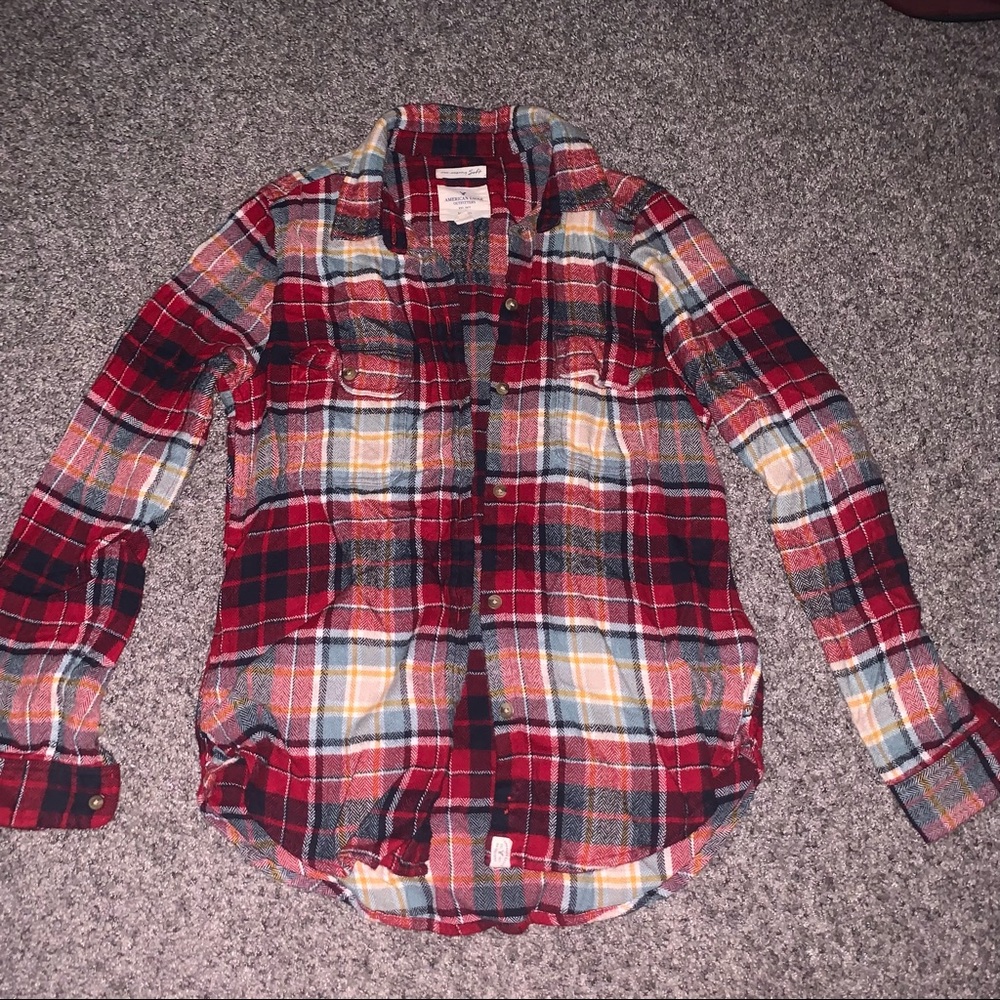 Small Womens American Eagle Slim Fit Flannel